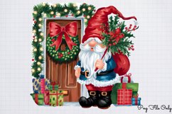 Christmas Festive gnome clipart PNG Product Image 1