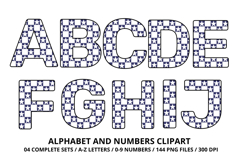 4th July Alphabet png clipart, independence letters doodle Product Image 2