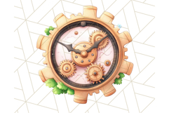 Vintage Steampunk Forest Animal PNG Clipart for Sublimation Product Image 2