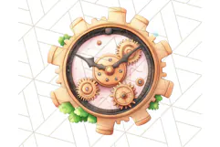Vintage Steampunk Forest Animal PNG Clipart for Sublimation Product Image 2