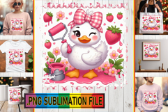 Sweet TSHIRT Art Ideas PNG, Cute Goose Product Image 1
