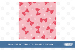American 4th of July Patriotic Coquette Bow Seamless Pattern Product Image 2