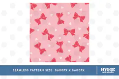 American 4th of July Patriotic Coquette Bow Seamless Pattern Product Image 2