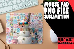 Christmas Cheer Snowman Mouse Pad - Summer Spirit Product Image 1