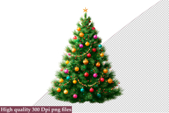 Christmas Tree Clipart Bundle Png Product Image 10