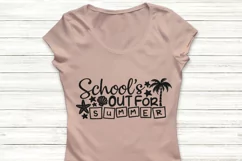 School's Out For Summer Svg, Teacher Svg, School Svg. Product Image 2