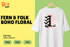 Fern &amp; Folk Boho Floral Monogram Product Image 1