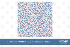 American 4th of July USA Patriotic Leopard Seamless Pattern Product Image 2