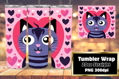 ELEGANT 20oz Tumbler Design for Any Occasion , Cute Cat Product Image 1