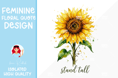 Feminine Floral Design Watercolor Flower Illustration Product Image 1