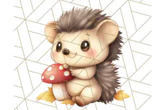 Woodland Nursery Baby Animals And Fantasy Forest PNG Clipart Product Image 2