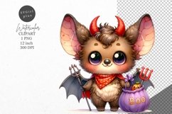 Halloween clipart, Bat clipart, Kids Halloween Product Image 1