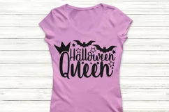Halloween Queen Svg, Halloween Svg, Bat Svg, Spooky Svg. Product Image 2