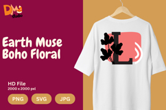 Earth Muse Boho Floral Monogram Product Image 1
