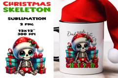 Christmas skeleton Sublimation BUNDLE PNG. Product Image 23