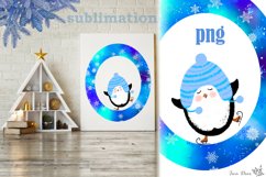 Christmas Letter O alphabet sublimation png Product Image 1