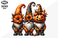Halloween Gnomes Sublimation - Clipart PNG Design Product Image 1