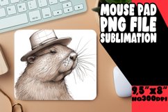 Nature-Inspired Boho Mouse Pad Sublimation Prints Product Image 1