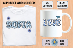 Coquette Shabby Chic Alphabet PNG Letters &amp; Numbers 300DPI Product Image 6