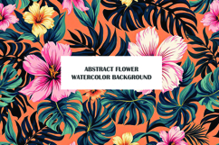 Vintage Blue Gold Floral Edge Background Product Image 1