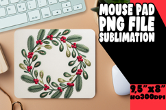 JOYFUL MOUSE MAT SUBLIMATION STYLE, Christmas Product Image 1
