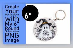 Elegant Keychain Round Design Template , Halloween Product Image 1