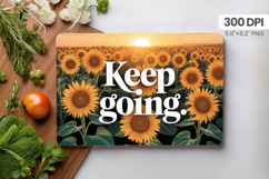 Inspirational Quotes Cutting Board PNG Design, Motivational Product Image 1