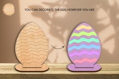 Coloring Easter Egg Laser Cut | Glowforge | SVG Product Image 2