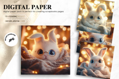 Easter Bunny Background Backdrop Rabbit Wallpaper Wall Art22 Product Image 1