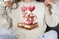 Watercolor Valentine Clipart PNG Product Image 1