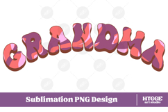 grandma Png Retro Retro Mother&#039;s Day Mom Sublimation Product Image 1