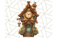 Cozy Cabin Critters Clipart PNG, Fall Animal Png Product Image 2