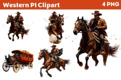 Western Clipart PNG Product Image 1