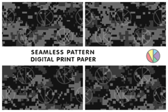 Big Bundle. 8 Pixel Camouflage Seamless Tileable Patterns. Product Image 16