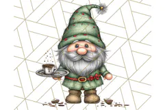 Christmas Gnome Clipart, Holiday Gnomes PNG Illustrations Product Image 2