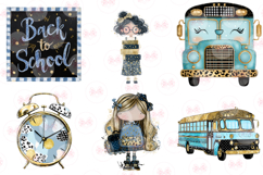 Whimsical Back To School Clipart, Set of 51 Png Bundle Product Image 5