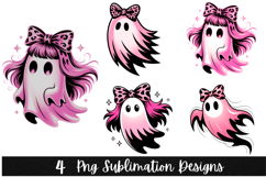 4 Halloween Boo Clipart PNG | Spooky Season Png Product Image 1