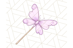 Pastel Purple Fairy Garden Clipart Enchanted Cottagecore Png Product Image 5