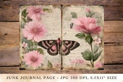 Printable Junk Journal Pages magical butterfly 6 Product Image 1