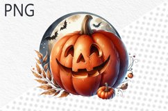 Halloween Pumpkins Sublimation - Clipart PNG Design Product Image 1