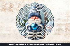 Christmas Wind Spinner Sublimation Design Product Image 1