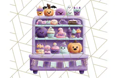 Haunted Sweet Shoppe PNG Clipart, Pastel Halloween Bakery Product Image 2