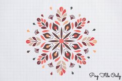 Scandinavian Folk Art Winter Clipart PNG Product Image 1
