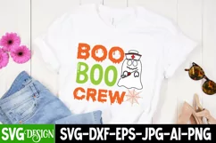 Boo Boo Crew SVG Cut File,Boo Boo Crew Sublimation Design Product Image 1