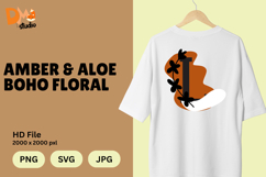 Amber &amp; Aloe Boho Floral Monogram Product Image 1