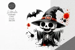 Halloween clipart, Skeleton clipart, Autumn clipart Product Image 1