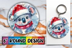 Stylish Circle Design for Sublimation , Holiday Animals Product Image 1