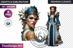 Steampunk Winter Fantasy Sublimation Graphics PNG clipart Product Image 1