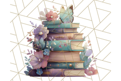 Cottagecore Butterfly and Book PNG Clipart Reading Elements Product Image 2