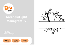 Greenquil Split Monogram Product Image 1